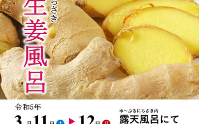 生姜風呂 ゆ〜ぷるにらさき 韮崎市健康ふれあいセンター